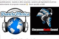 28 gennaio 2016 Cheyenne Video Radio Sound