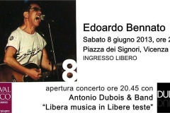 8 giugno 2013, apertura live di Edoardo Bennato (VI)
